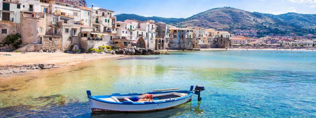 Cefalu' Sicily View Dock and Town