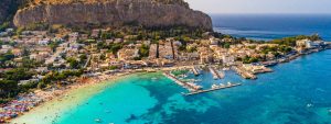 Palermo Mondello Beach Coast Sicily