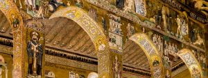 Palermo Sicily Palatin Chappel Detail View