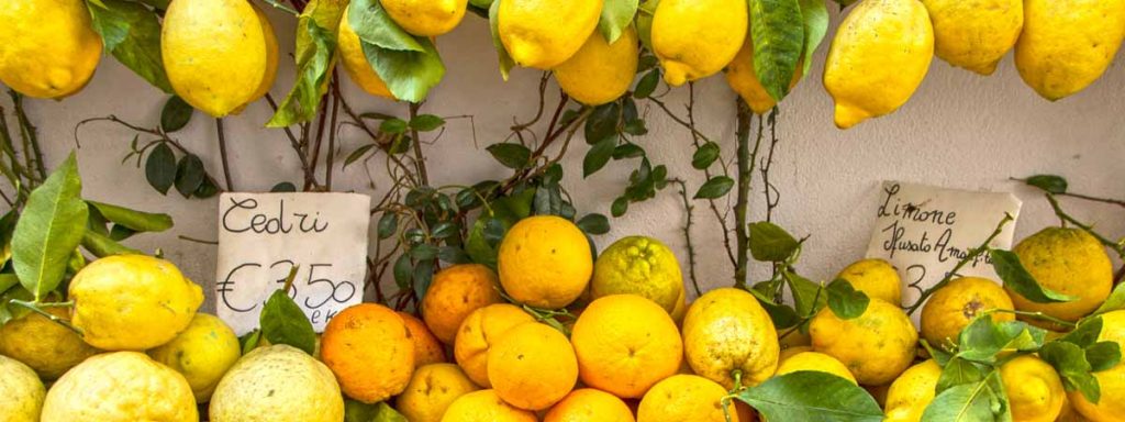 Amalfi Coast Citrus Food Limoncello