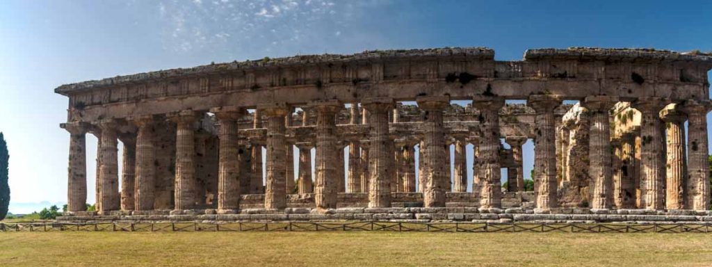 Campania Paestum Archeological Sites Greek Theather