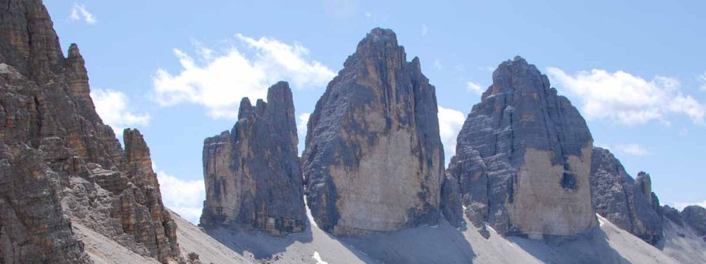 Dolomites Lavaredo Three Peaks Chain Italian Alps