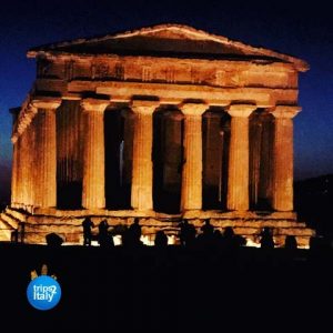 Temple In Agrigento Sicily