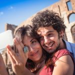 Rome Colosseum Selfie Couple