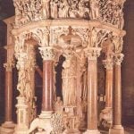 Tuscany_Pisa_Batptistery_Details_Baptesimal_Fountain