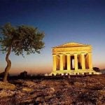 Sicily_Agrigento_Valley_of_Temples_View_byNight
