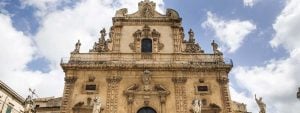 Modica Sicily Saint Peter Church Facade