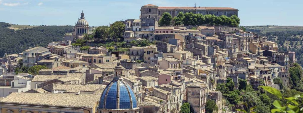 Ragusa Ibla Sicily San George Cupola View