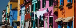 Venice Burano Colored Homes Details