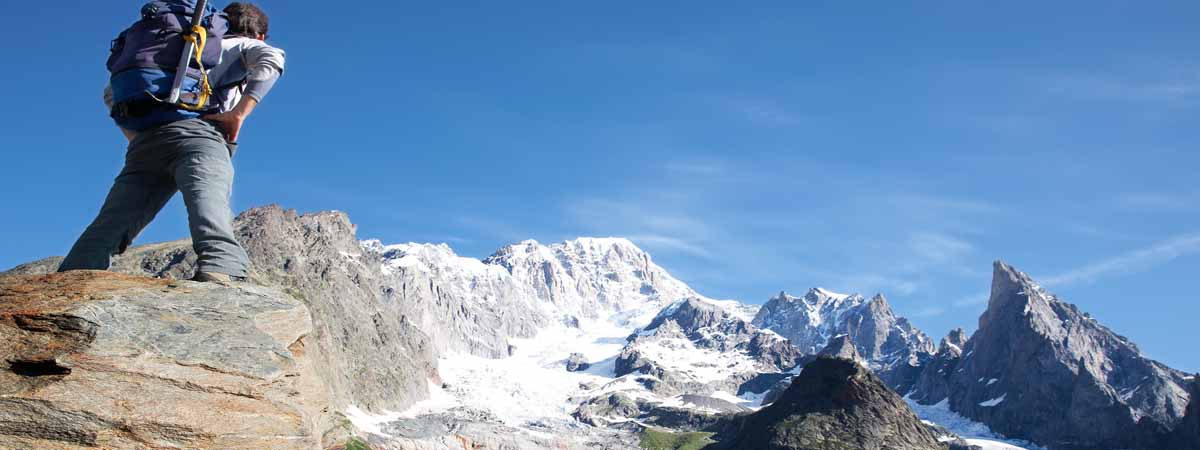 Aosta Valley Courmayur Mont Blank Hicker