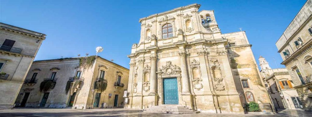 Lecce Old Barocco Church View