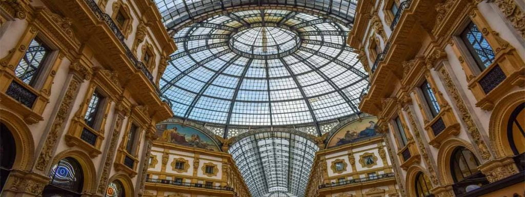 Milan Galleria Vittorio Emanuele II Architecture
