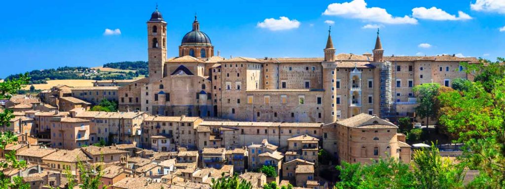 Urbino Marche Medieval City View Ducal Palace