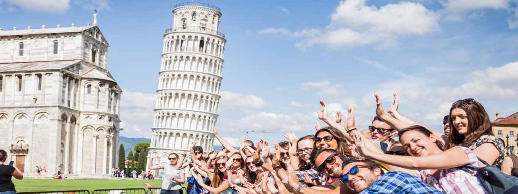 Pisa Tuscany Leaning Tower of Pisa Group Picture