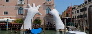 Venice Grand Canal Biennale Sculpture