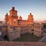 Emilia_Romagna_Ferrara_Estense_Castle_Areal_View