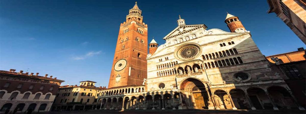 Cremona Cathedral Sunset View