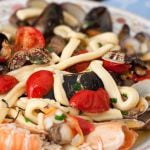 Linguine Seafood Pasta Dish Amalfi Coast