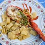 Capri Lagostino Scampi Pacheri Pasta Dish Campania Food