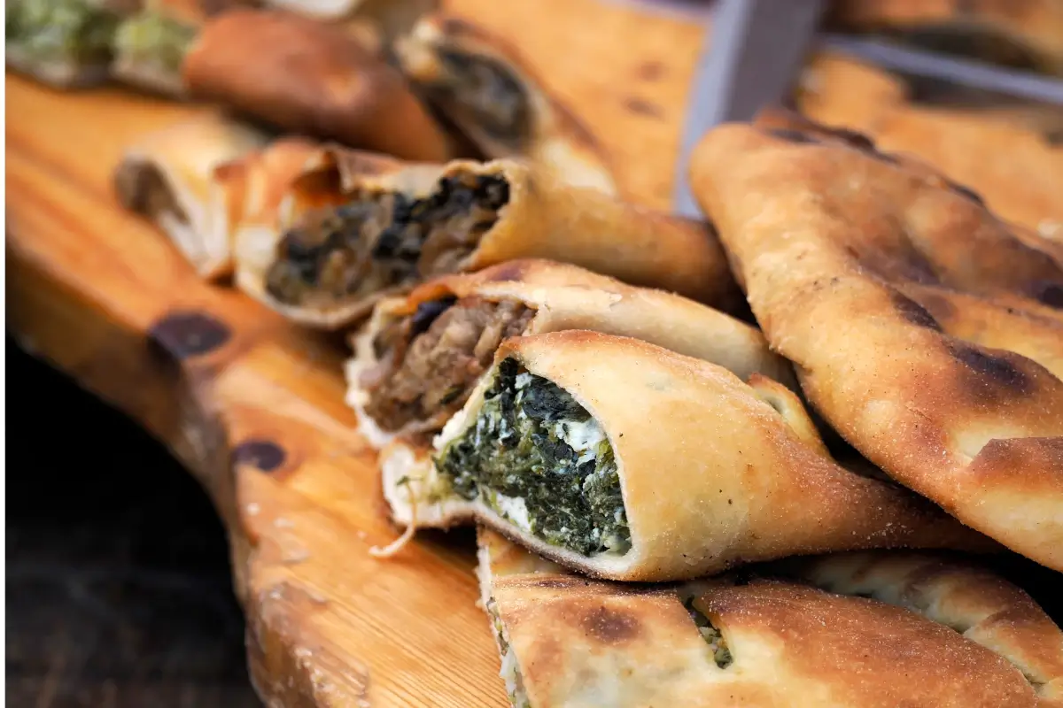 Street food market stall in Syracuse, Sicily, Italy