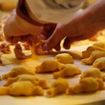 Hand made tortelloni