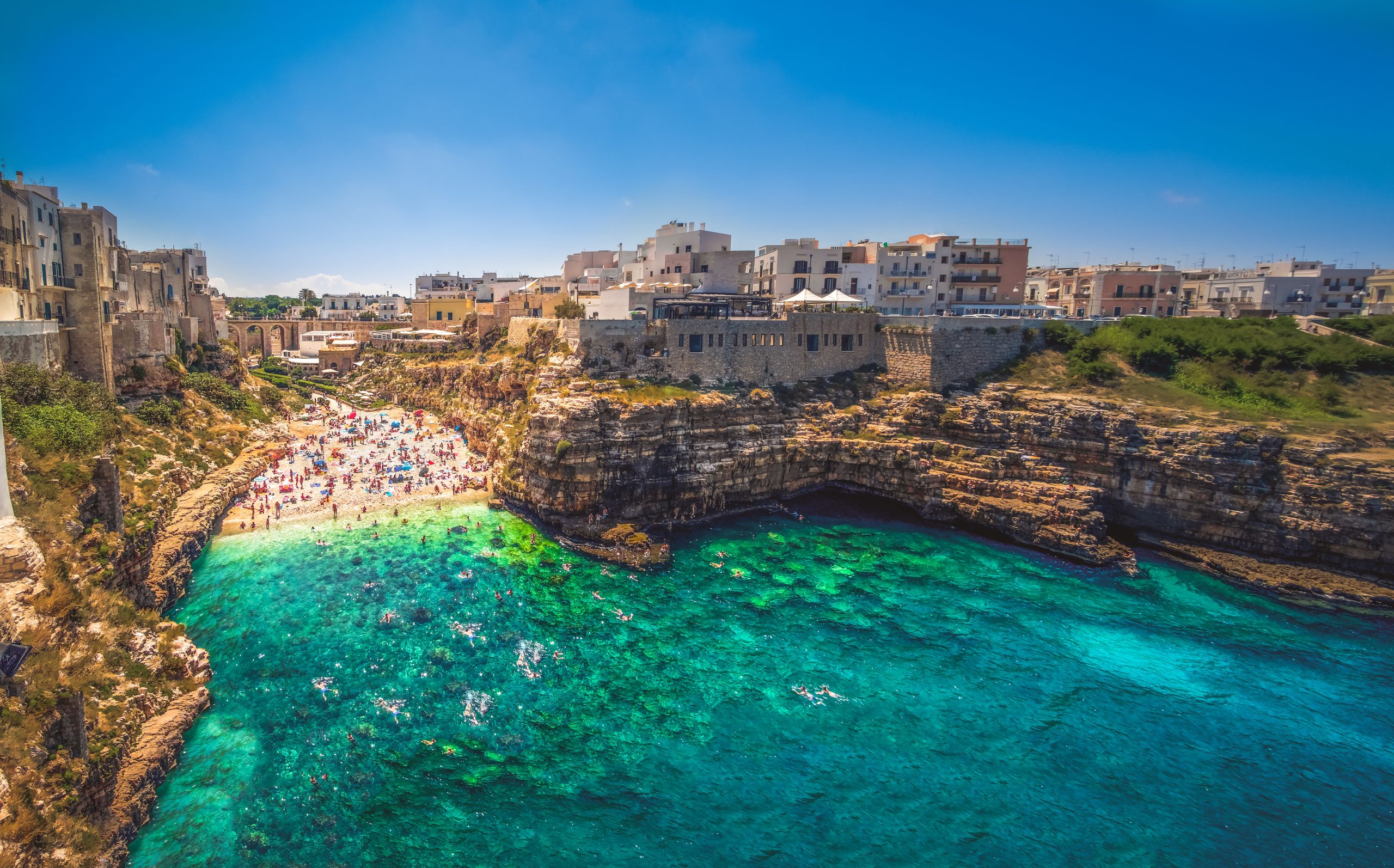 Seaside village of Polignano a Mare, Apulia, Italy