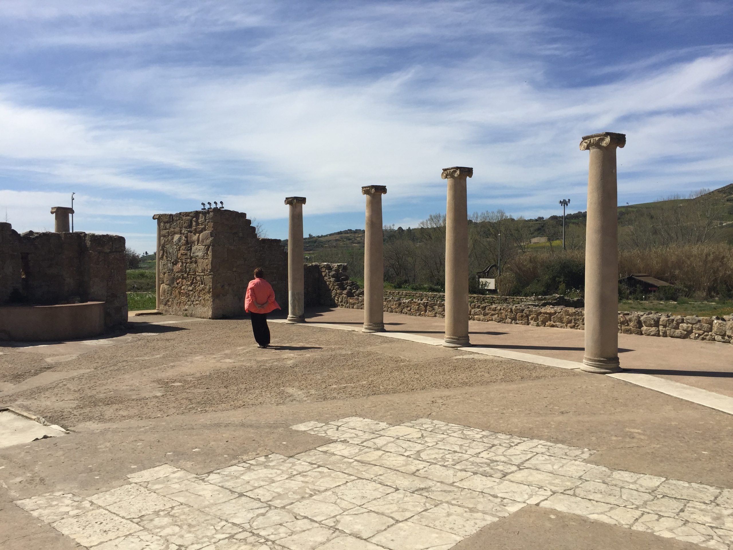 Roman mosaics at Villa del Casale in Piazza Armerina, Sicily, Italy