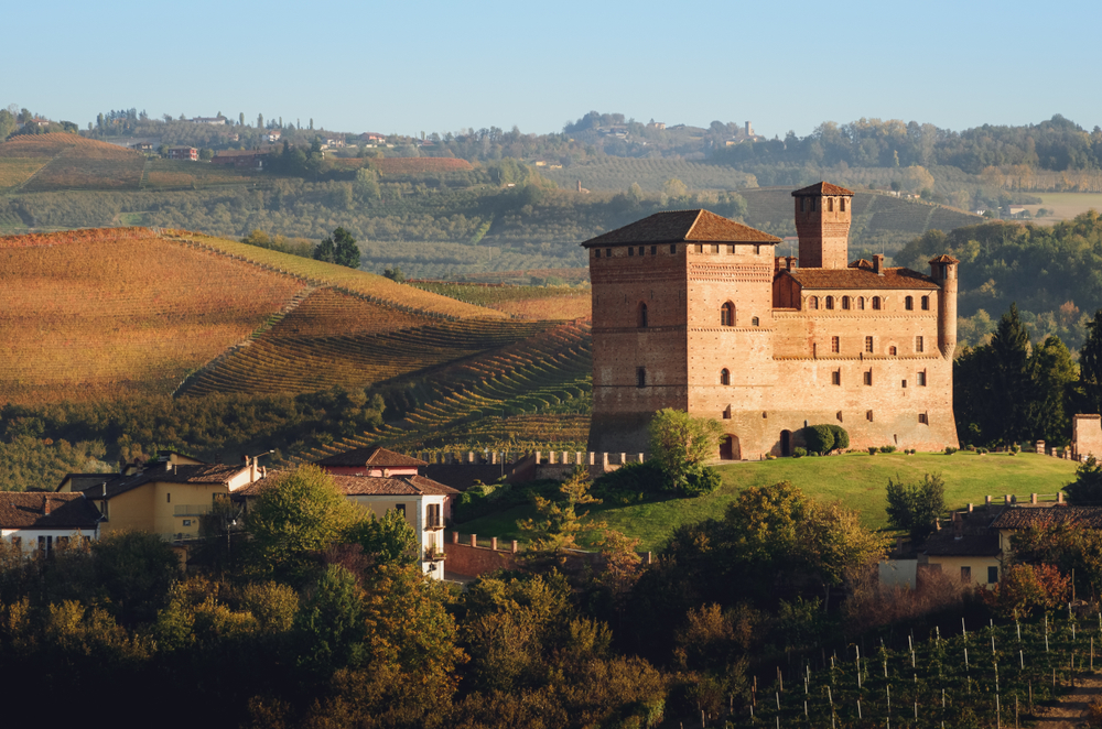LANGHE Region Sunset in Fall