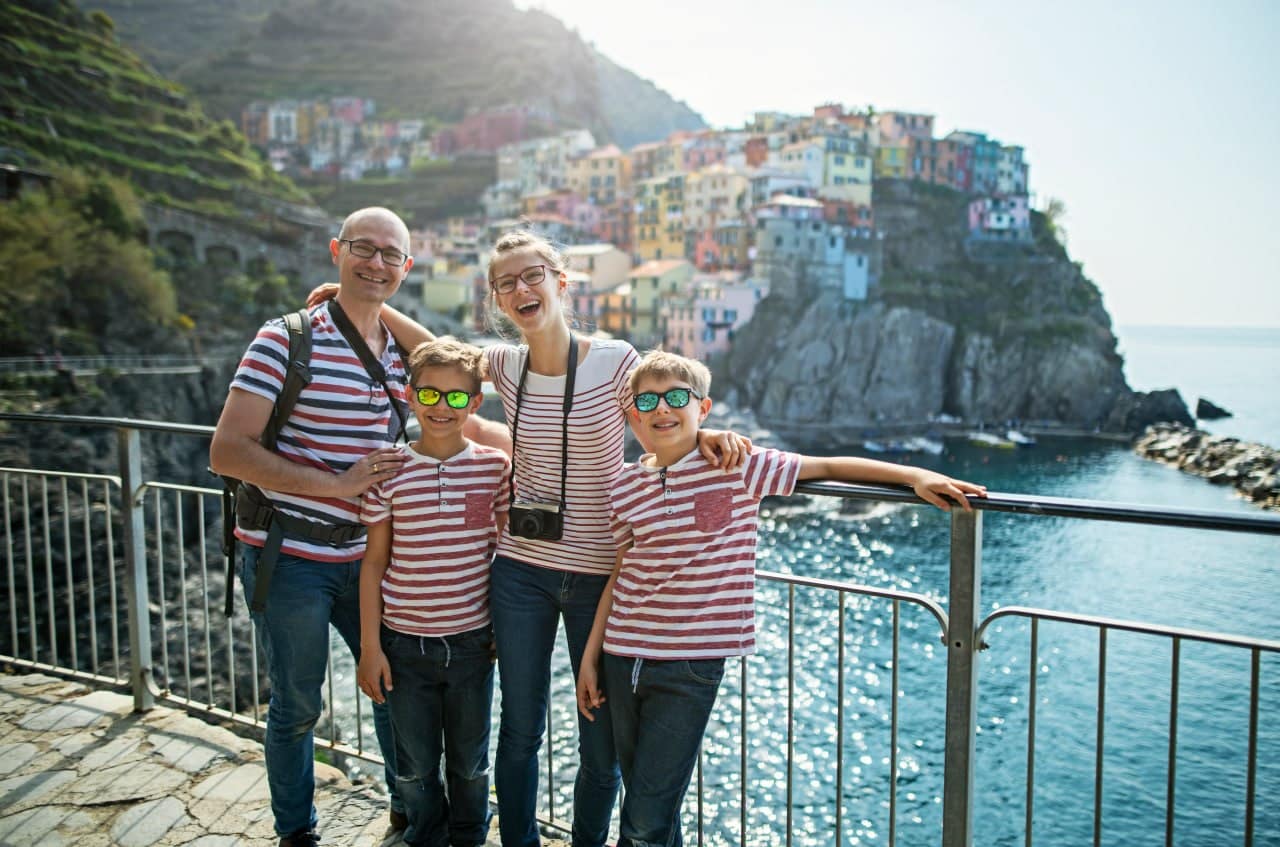 Family at Cinque Terre
