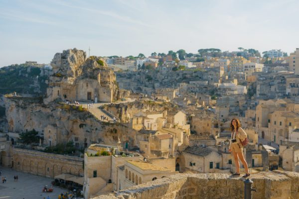 Panorama of the Sassi of Matera, Basilicata, Italy