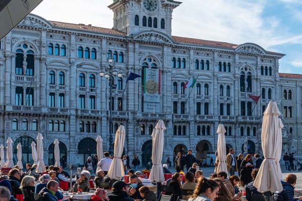 Historic cafe culture in Trieste, Friuli Venezia Giulia, Italy