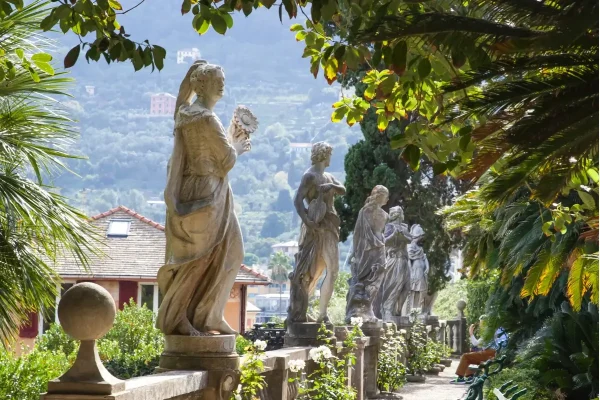 Villa Durazzo Centurione above Santa Margherita Ligure in Liguria