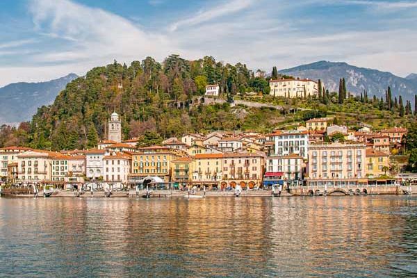 The lakeside town of Bellagio on Lake Como