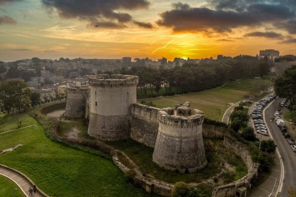 Tramontano castle in Matera, Basilicata, Italy