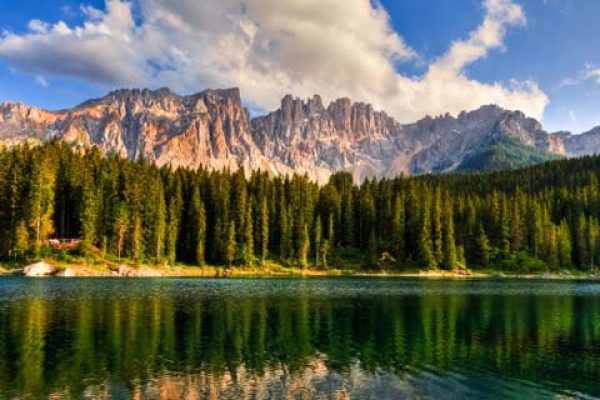 Dolomite peaks in Trentino Alto Adige, Italy